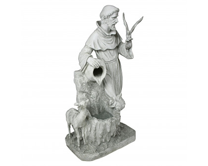 Toscano - Saint Francis Life-Giving Waters Sculptural Fountain