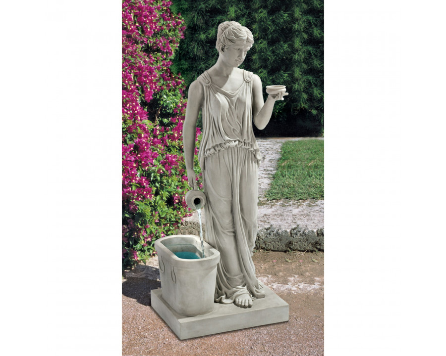 Toscano - Hebe Goddess of Youth Garden Fountain