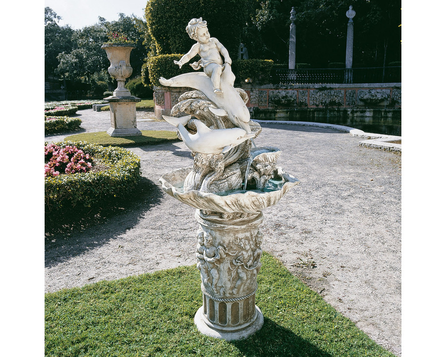 Toscano - Young Poseidon Sculptural Fountain