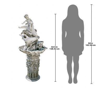 Toscano - Young Poseidon Sculptural Fountain