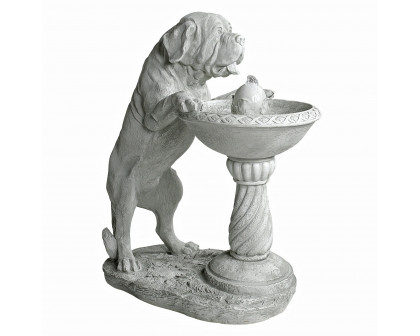 Toscano - Quenching a Big Thirst Sculptural Dog Fountain