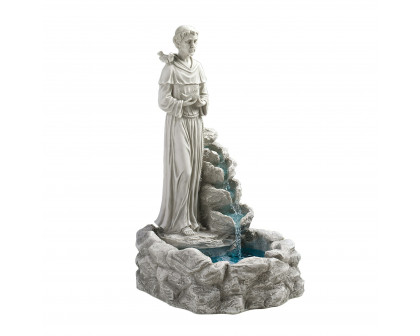 Toscano - Nature Blessed Prayer Saint Francis Sculptural Fountain