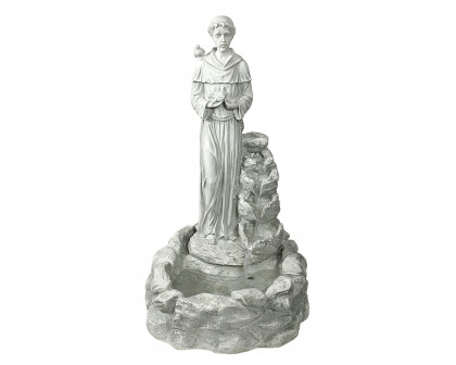 Toscano - Nature Blessed Prayer Saint Francis Sculptural Fountain