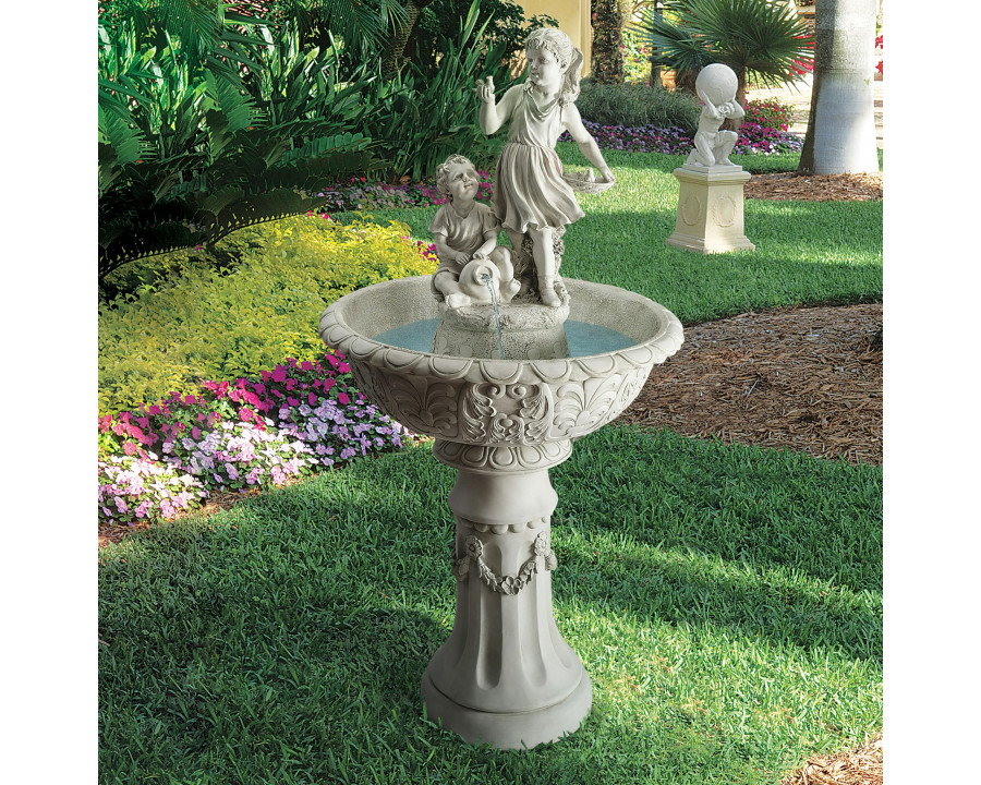 Toscano - Nature Children Sculptural Fountain