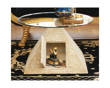 Toscano - Great Egyptian Pyramid of Giza Sculptural Table in Designer Resin