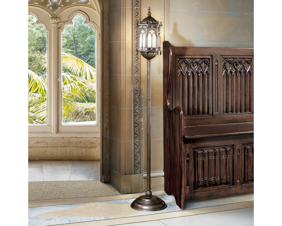 Toscano - Aberdeen Manor Gothic Lantern Floor Lamp