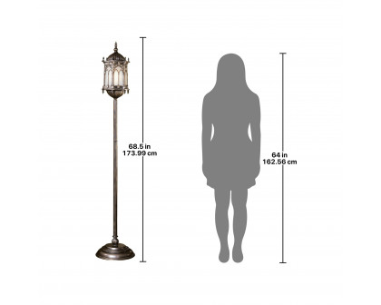 Toscano - Aberdeen Manor Gothic Lantern Floor Lamp