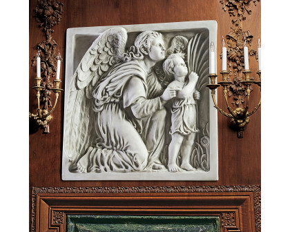 Toscano - Guiding Angel Sculptural Wall Frieze