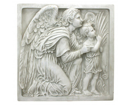 Toscano - Guiding Angel Sculptural Wall Frieze