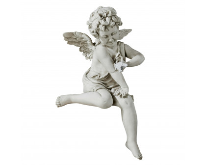 Toscano - Peaceful Presence Angel Sitter Garden Statue