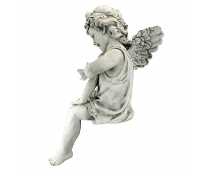 Toscano - Peaceful Presence Angel Sitter Garden Statue