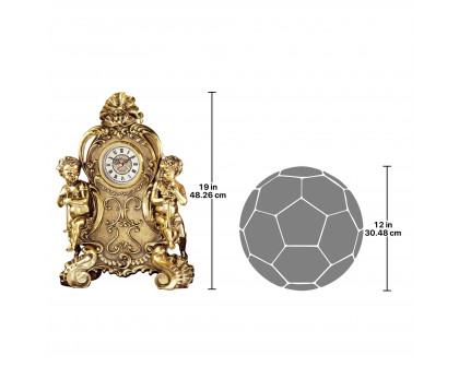 Toscano - Saint Remy Cherub Clock