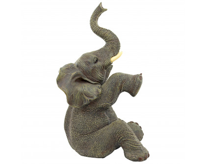 Toscano - Petey the Pint-Sized Pachyderm Elephant Garden Statue