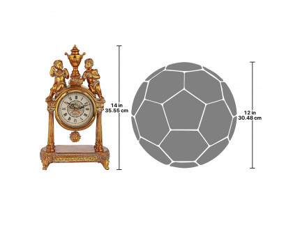 Toscano - Arch of Aion God of Time Pendulum Mantel Clock