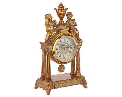 Toscano - Arch of Aion God of Time Pendulum Mantel Clock