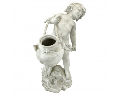 Toscano - Young Child Urn Carrier Garden Statue