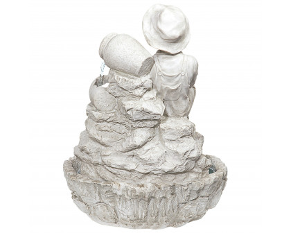 Toscano - Little Fisherman at the Fishin Hole Sculptural Fountain