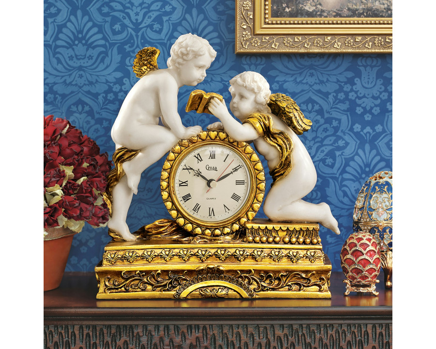 Toscano - Chateau Carbonne Cherub Mantel Clock