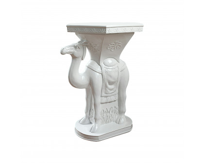 Toscano - Bedouin Camel Sculptural Side Table in Designer Resin