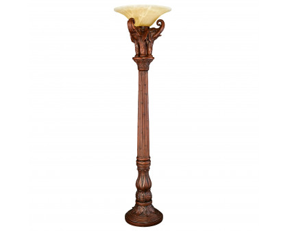 Toscano - Lord Earl Houghton Elephant Sculptural Floor Lamp