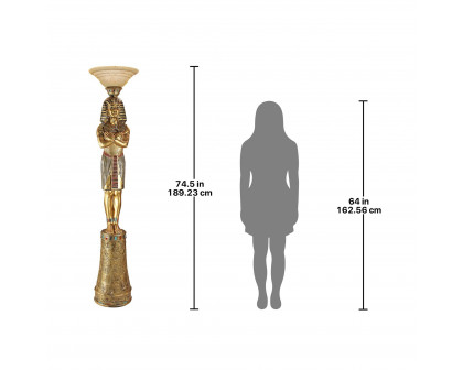 Toscano - King Tut Sculptural Floor Lamp