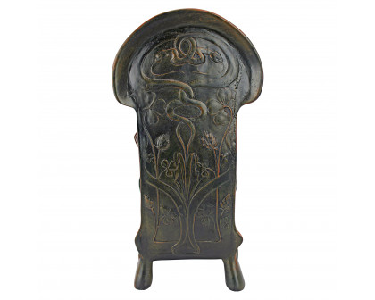 Toscano - Dual Maiden Art Nouveau Mantelpiece Clock