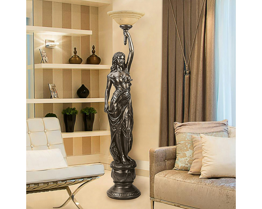 Toscano - Goddess Hestia Sculptural Floor Lamp