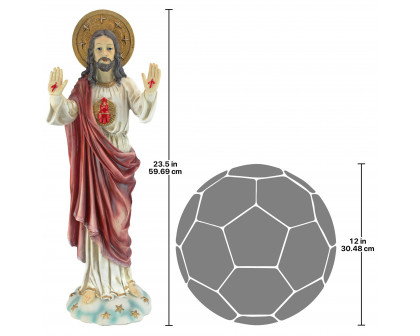 Toscano - Sacred Heart of Jesus Garden Statue