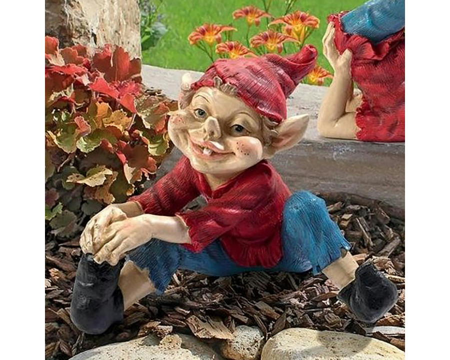 Toscano - Eccentric Elf Garden Gnome Statue