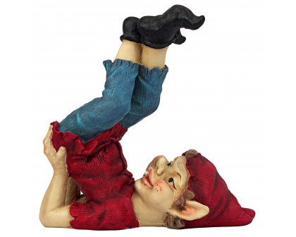 Toscano Eccentric Elf Garden Gnome Statue - Spazz