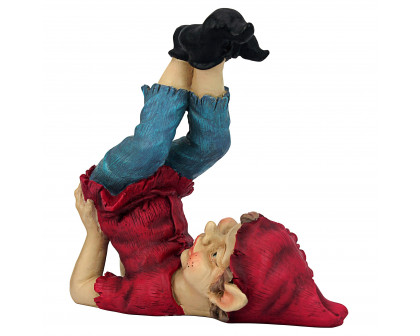 Toscano Eccentric Elf Garden Gnome Statue - Spazz