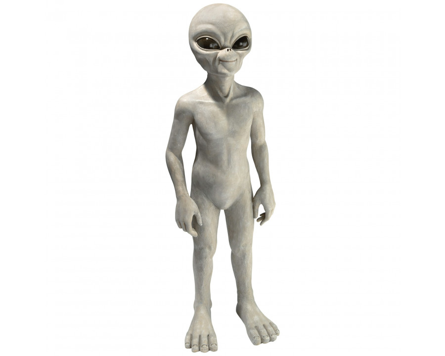 Toscano The Out-of-this-World Alien Extra Terrestrial Statue - Medium