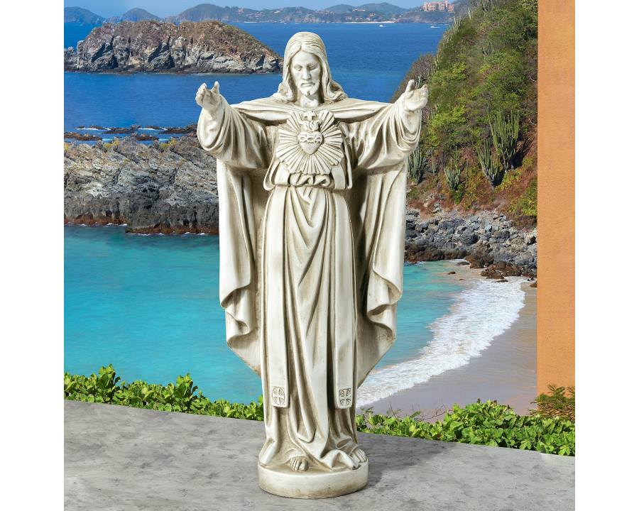 Toscano - The Sacred Heart of Jesus Spiritual Garden Statue