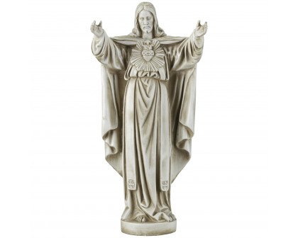 Toscano - The Sacred Heart of Jesus Spiritual Garden Statue