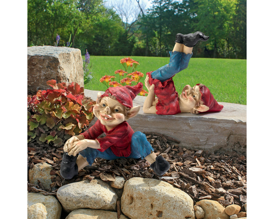 Toscano - Eccentric Elves Garden Gnome Statues