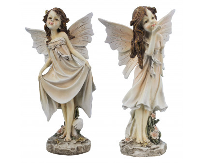 Toscano - Set of 2 Wildflower Meadows Fairies Garden Statues