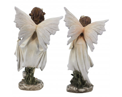 Toscano - Set of 2 Wildflower Meadows Fairies Garden Statues