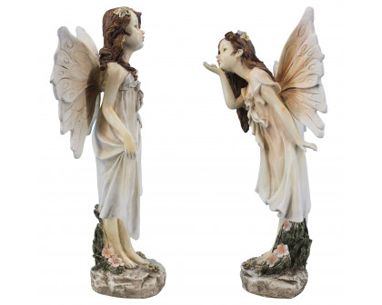 Toscano - Set of 2 Wildflower Meadows Fairies Garden Statues