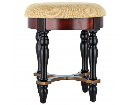 Toscano - Grand Duchess Boudoir Stool in Fabric/Hardwood