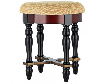 Toscano - Grand Duchess Boudoir Stool in Fabric/Hardwood