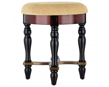 Toscano - Grand Duchess Boudoir Stool in Fabric/Hardwood