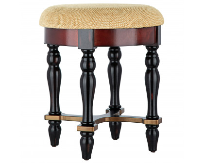 Toscano - Grand Duchess Boudoir Stool in Fabric/Hardwood