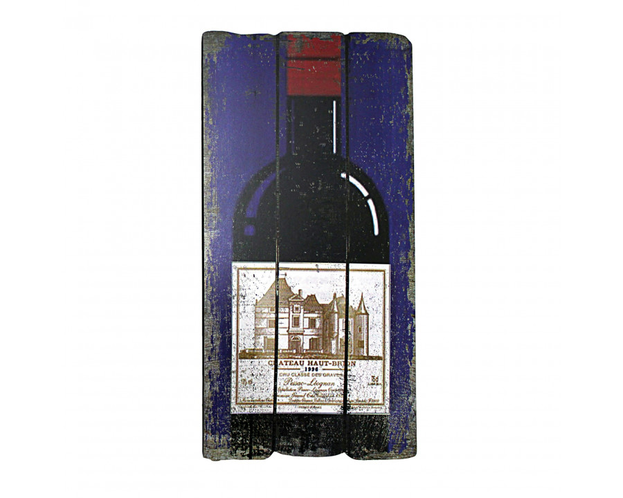 Toscano - Champagne Bottle Wall Plaque