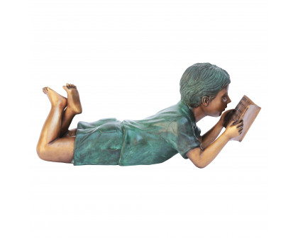 Toscano - Bookworm Reader Garden Statue