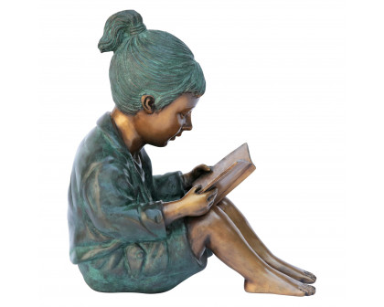 Toscano Story Book Garden Statue - Girl