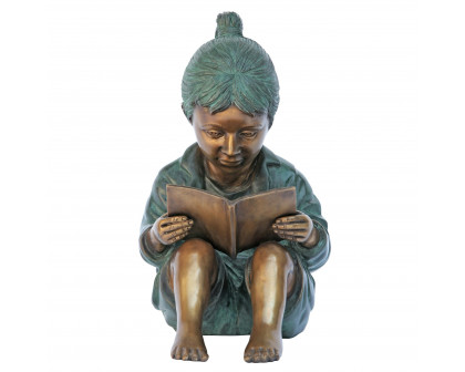 Toscano Story Book Garden Statue - Girl