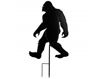 Toscano - Bigfoot Spotted Silhouette Yeti Garden Stake