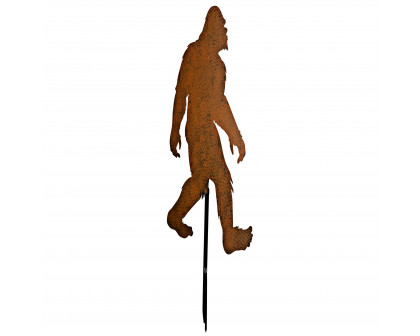 Toscano - Bigfoot Spotted Silhouette Yeti Garden Stake