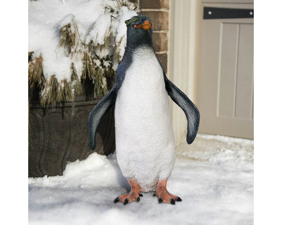 Toscano - Rockhopper Penguin Garden Statue