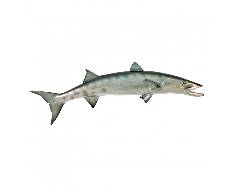 Toscano - Barracuda Wall Mount Fish Trophy Sculpture